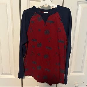 Hanna Andersson Youth LS bear mountain Shirt